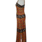 1990’s Egyptian Hieroglyphic Print Slip Dress | Vintage