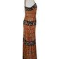 1990’s Egyptian Hieroglyphic Print Slip Dress | Vintage