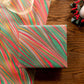 Striations Festive | Paper Mirchi Hand Marbled Wrapping Paper