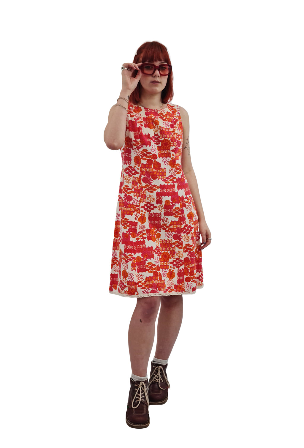 Late 60’s Flower Power Shift Dress | Vintage