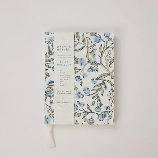 Paper Mirchi Recycled Cotton Paper Birds Notebook