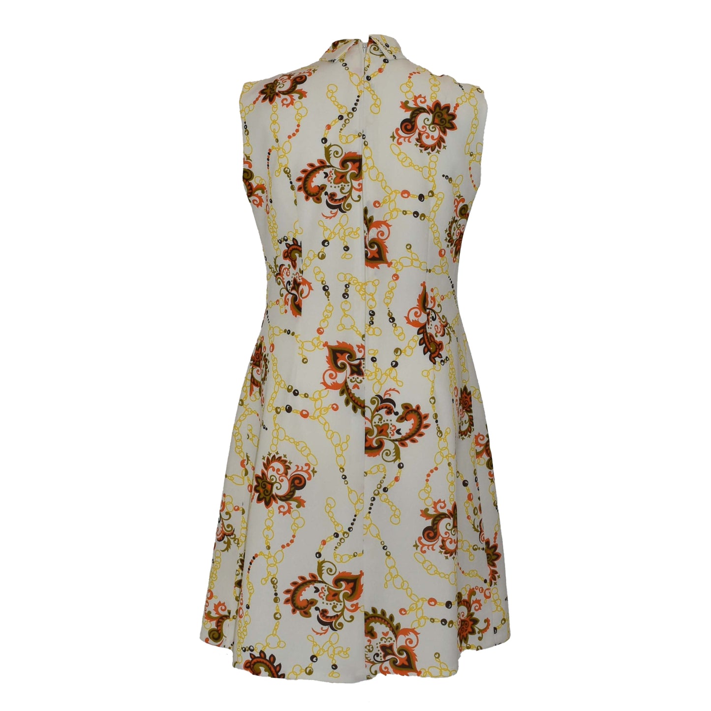 1960’s High Neck Floral Print Shift Dress | Vintage