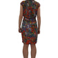 80’s Abstract Floral Dress | Vintage