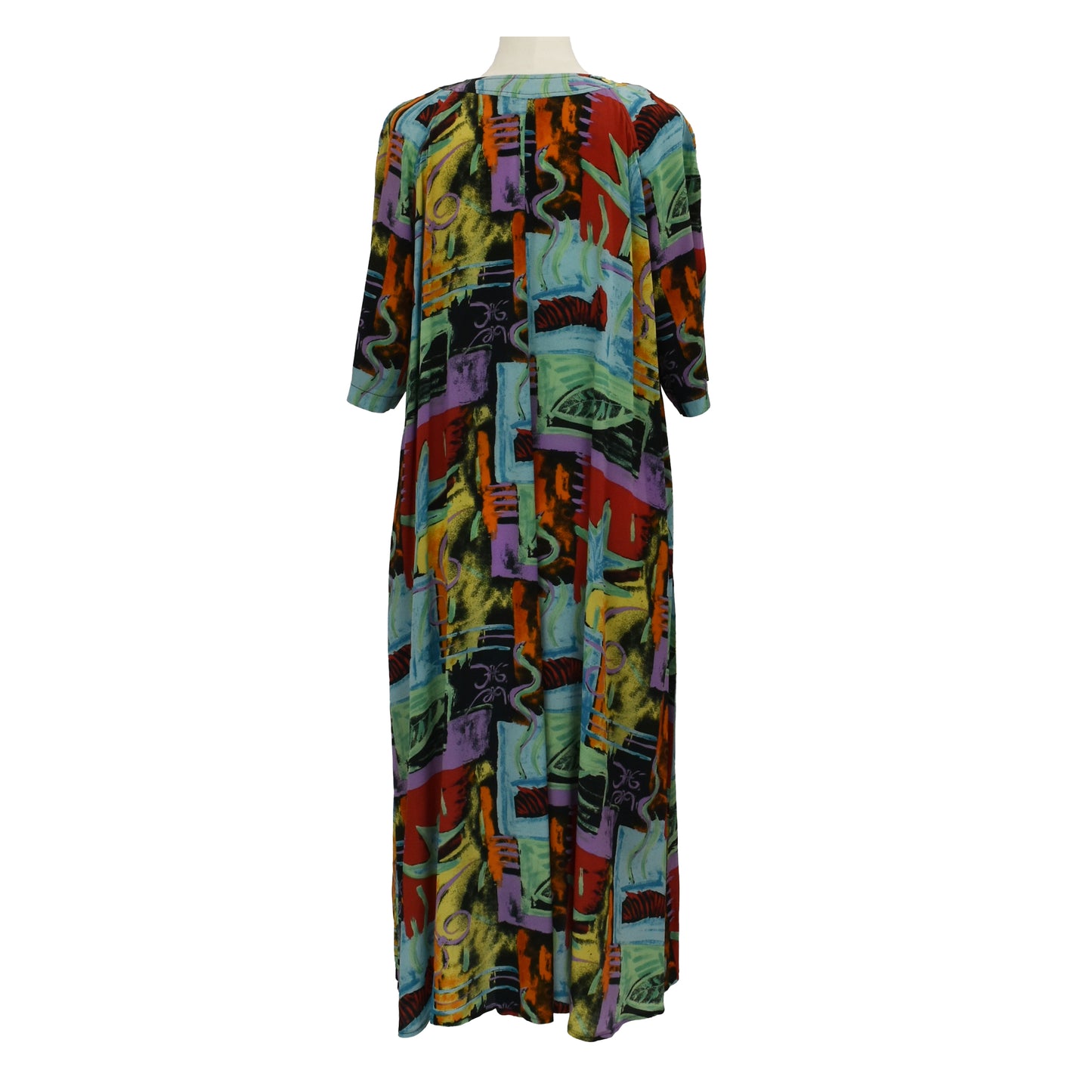 1990’s Abstract Print Esmodell Tent Dress | Vintage