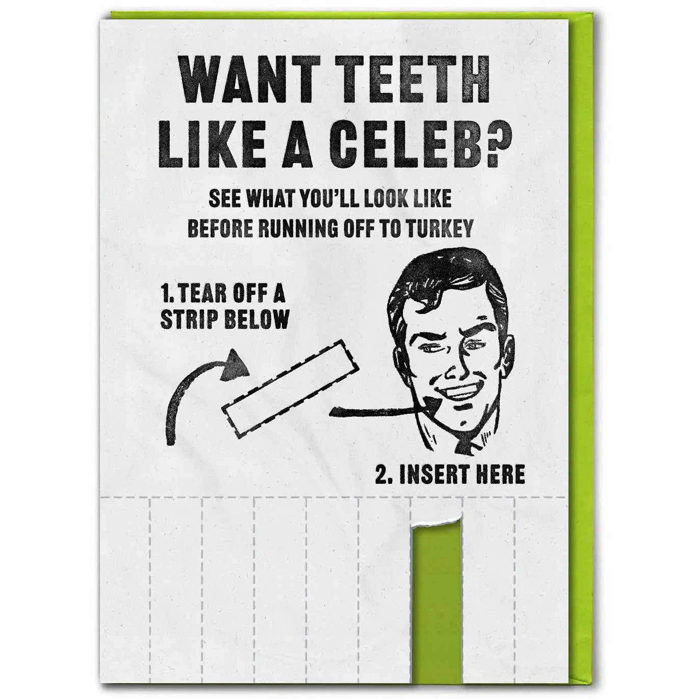 Celebrity Teeth | Greeting Card