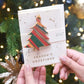 Tree Festive Mix | Marble Ornament Greeting Card