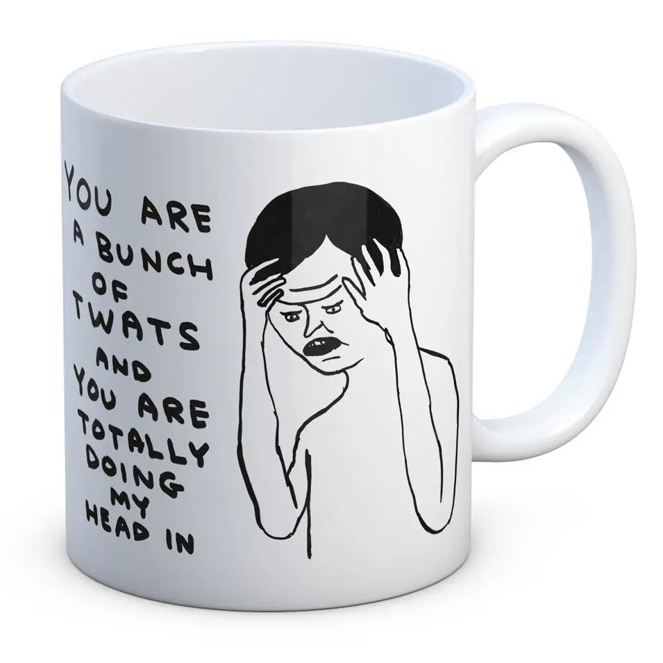 Bunch of Twats | David Shrigley Mug