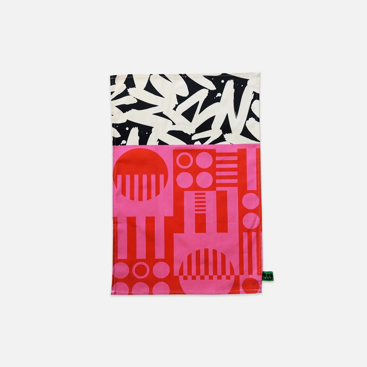 Hot Pink | Irregular Sleep Pattern Organic Cotton Tea Towel