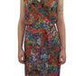 80’s Abstract Floral Dress | Vintage