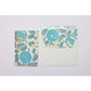 Marigold Glitz Turquoise Block Print | Greeting Card