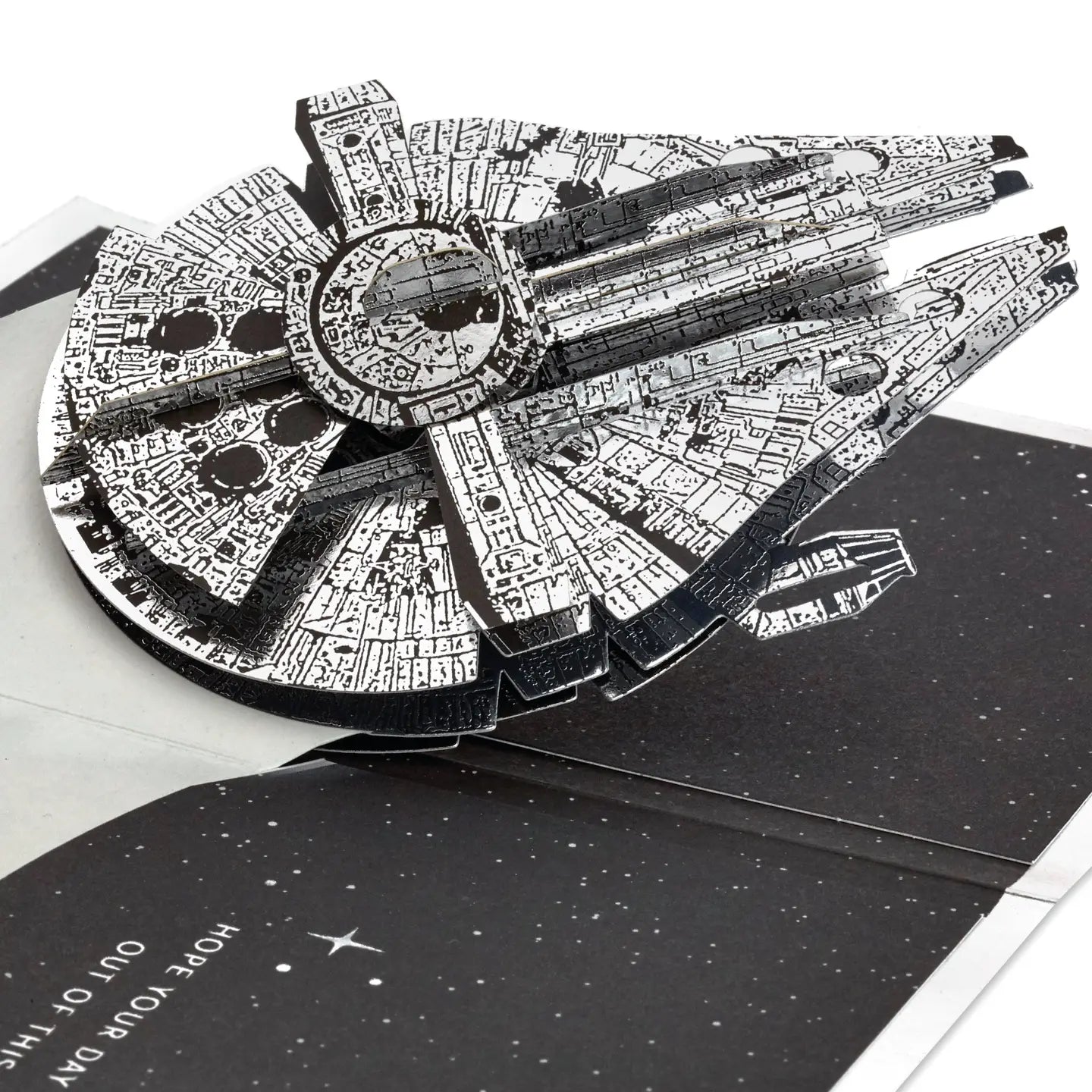 Star Wars Millennium Falcon | 3D Pop-Up Greeting Card