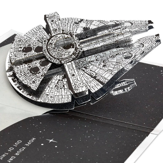 Star Wars Millennium Falcon | 3D Pop-Up Greeting Card