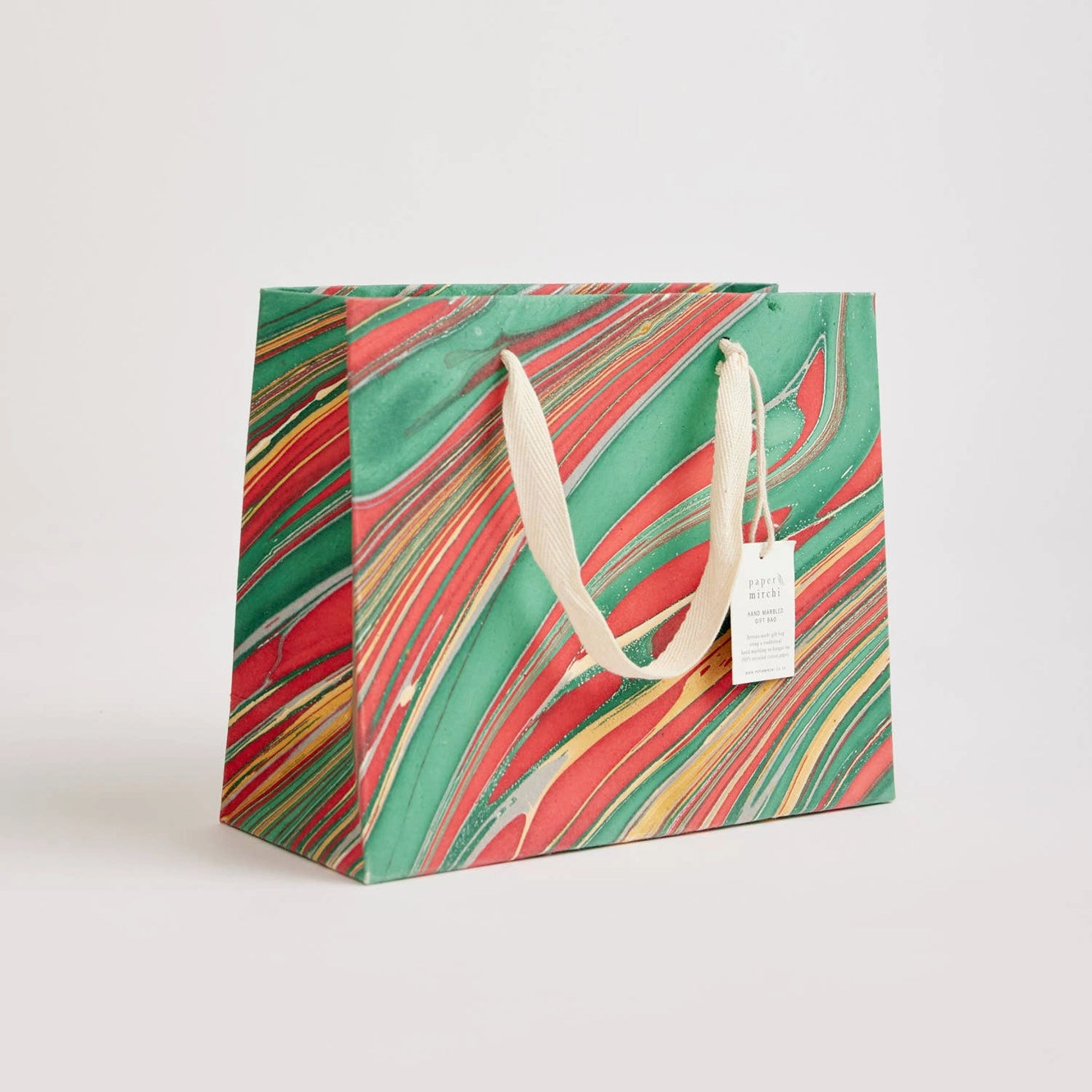 Paper Mirchi Christmas Glitz | Tree-Free Gift Bag
