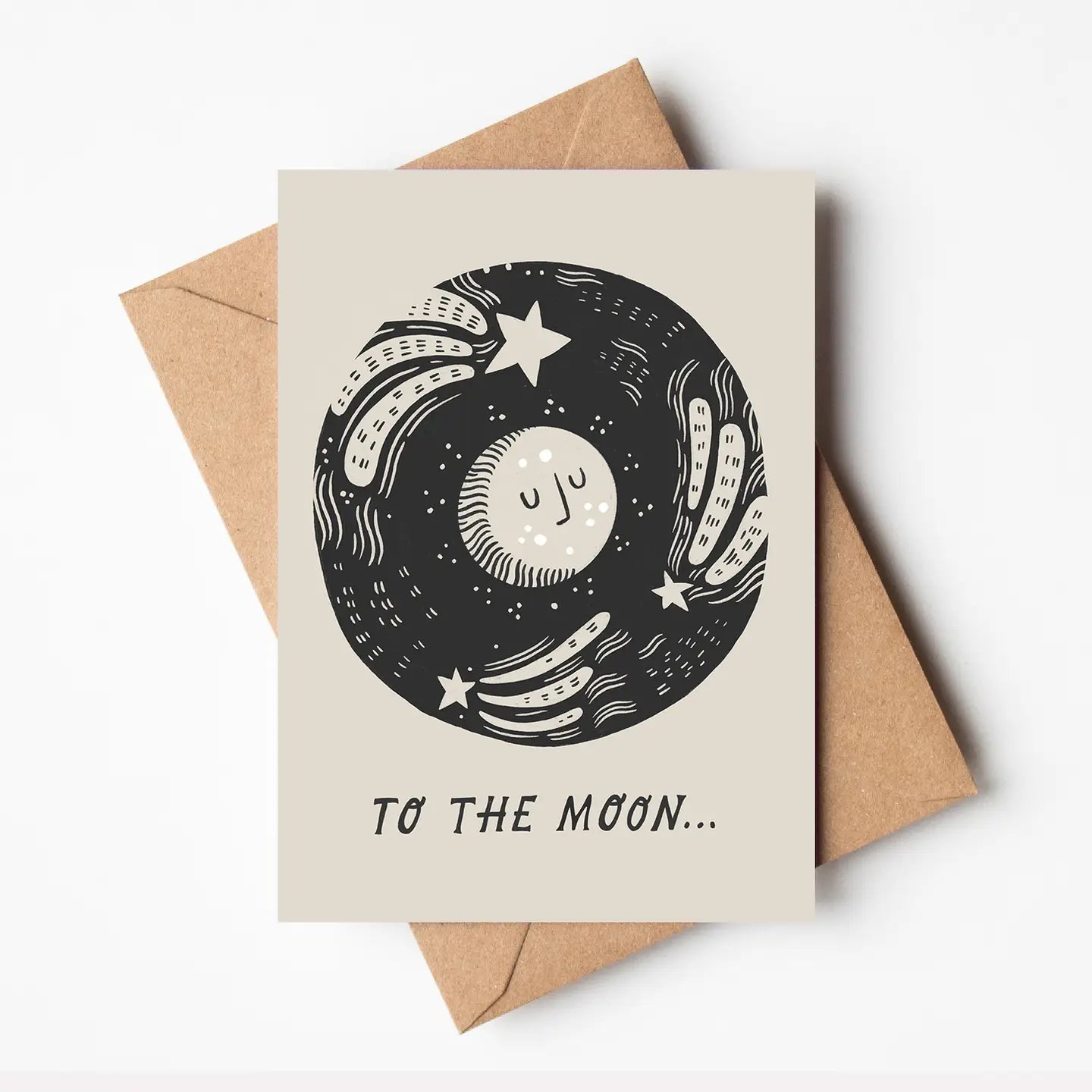 To the Moon | Greeting Card