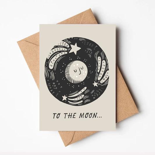 To the Moon | Greeting Card