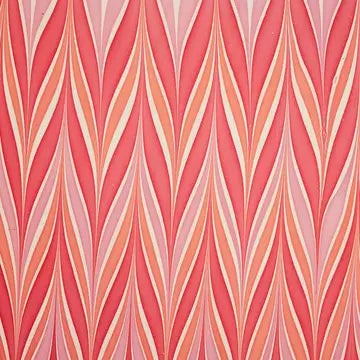Candy Stripes Sugar Spice | Paper Mirchi Hand Marbled Wrapping Paper