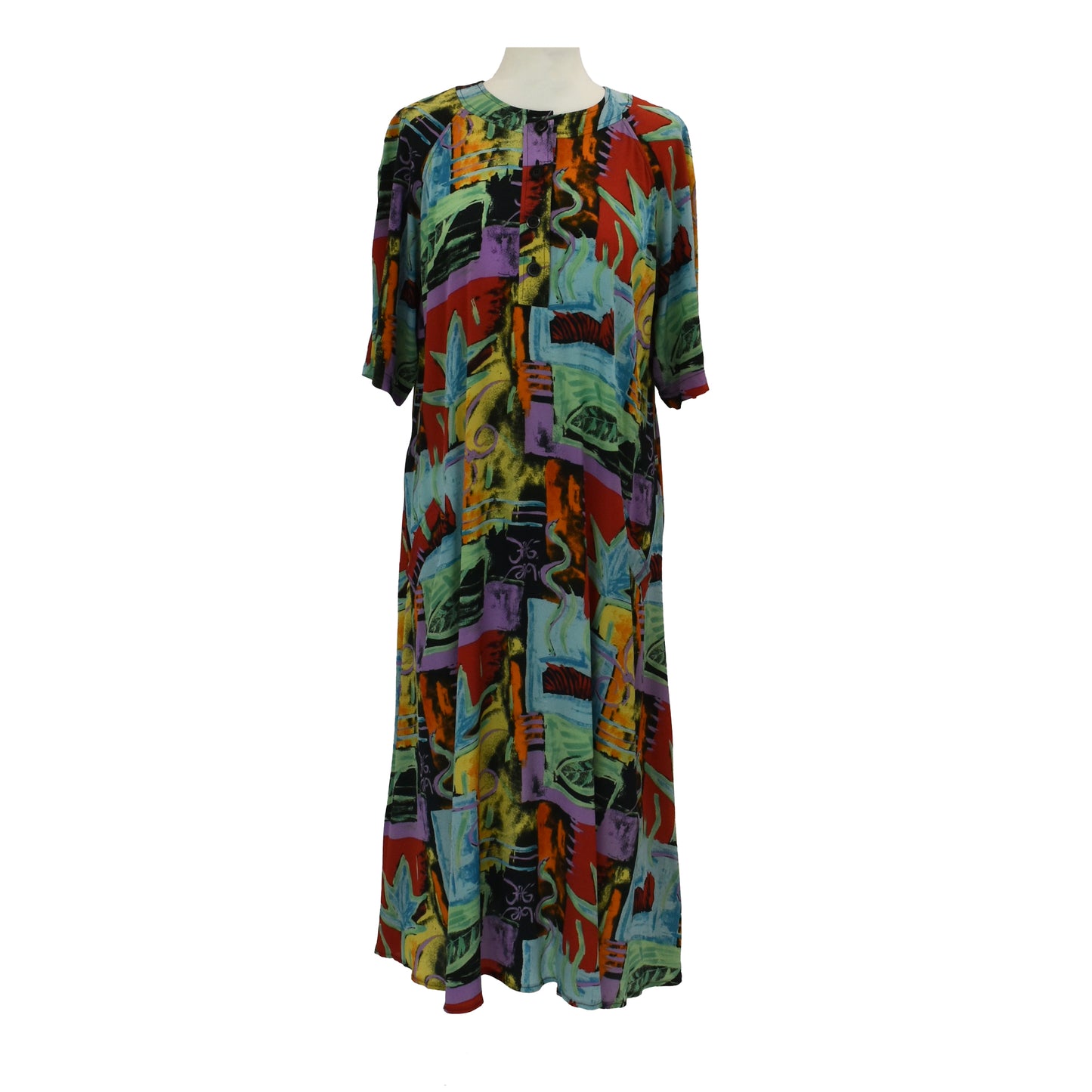 1990’s Abstract Print Esmodell Tent Dress | Vintage