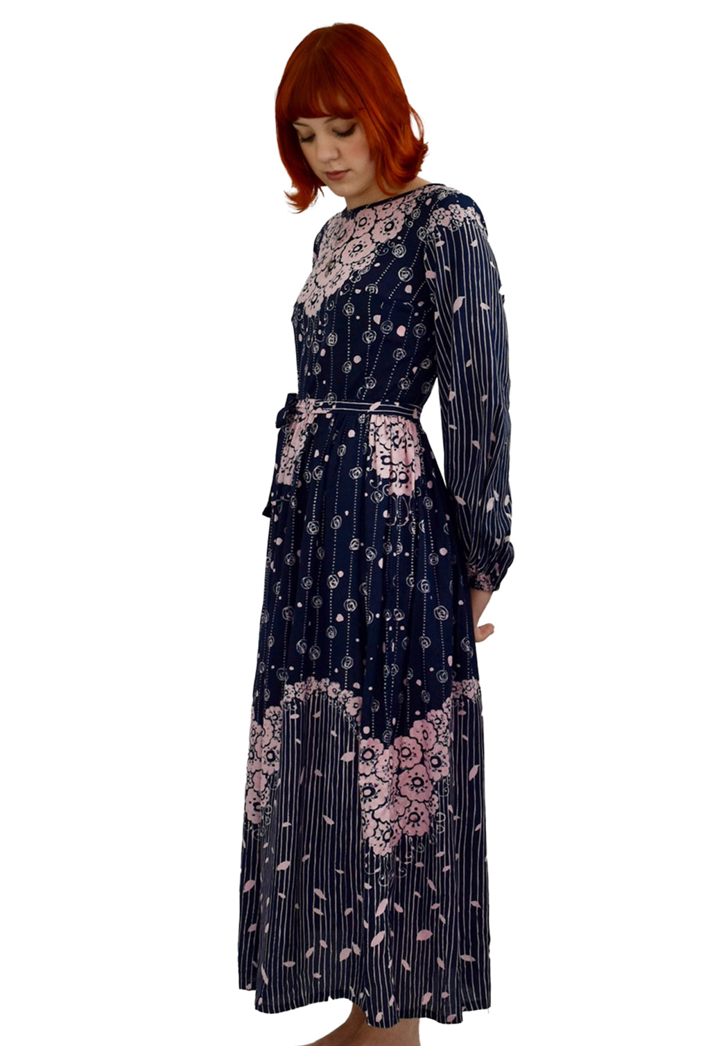 1970’s Mick Jeunesse Floral Maxi Dress | Vintage