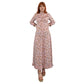 Vintage 1970’s prairie maxi dress pink