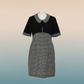 1960’s Gingham Penny Collar Wool Dress | Vintage