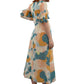 1970's Abstract Floral Dress | Vintage