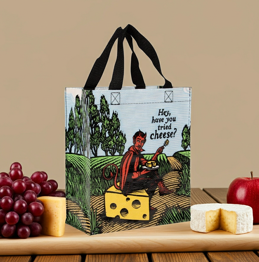 Hey Have You Tried Cheese | Blue Q Lunch Bag