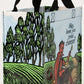 A Blue Q lunch bag with the devil sat on a block of cheese in a field. The text reads: 'Hey, have you tried cheese?'