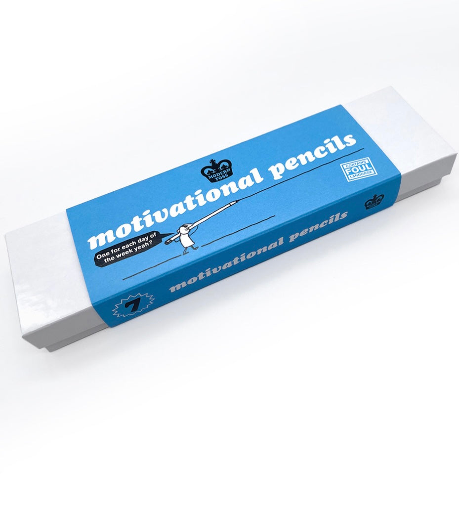 Motivational Pencils | Modern Toss Pencil Set